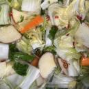 ミックス水キムチ 300g　　(野菜300g+たっぷりスープ入総重さ700g位)