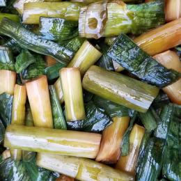 にんにく葉の醤油漬け